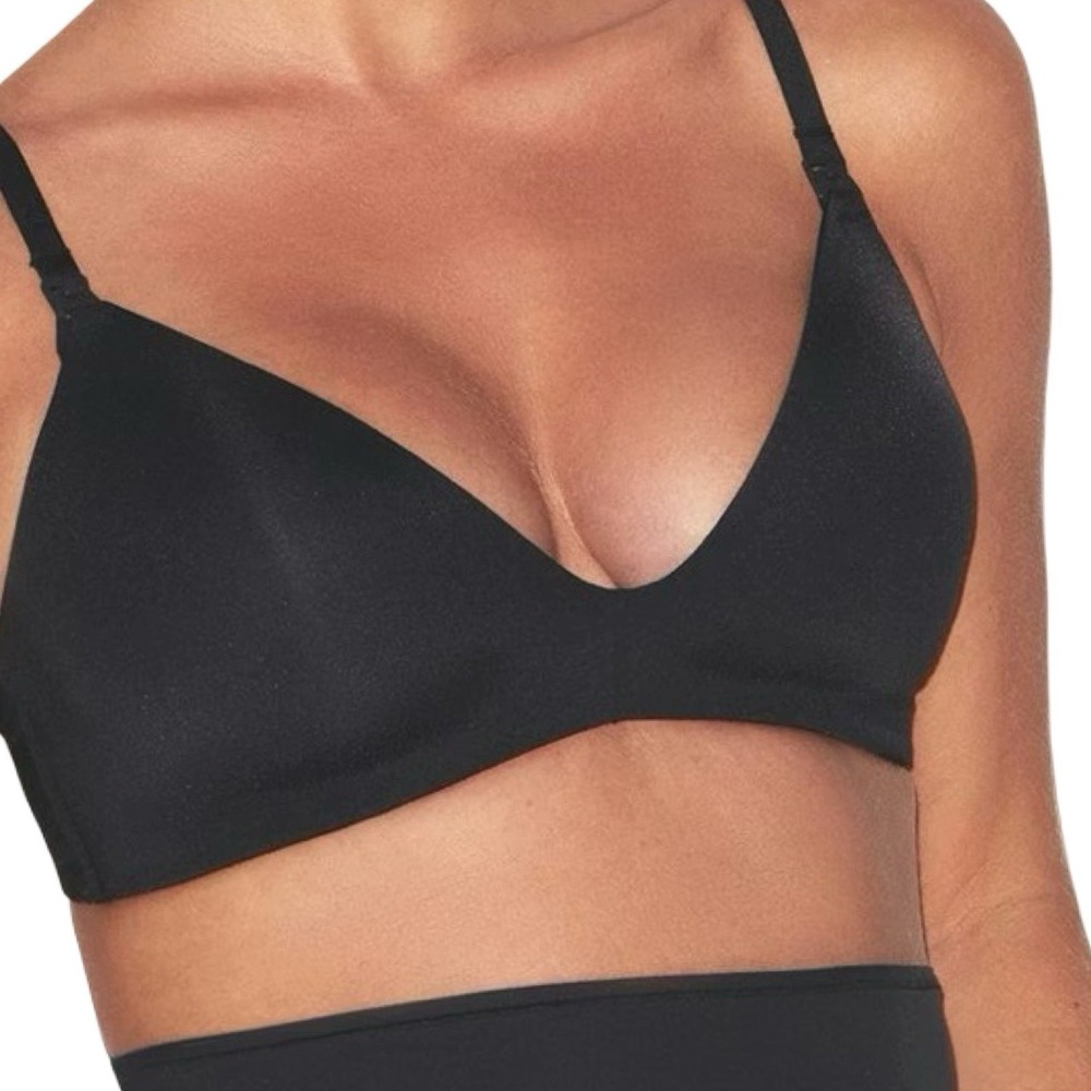 Skims Wireless Form Maternity Nursing Bra - NWT - Onyx - 32d